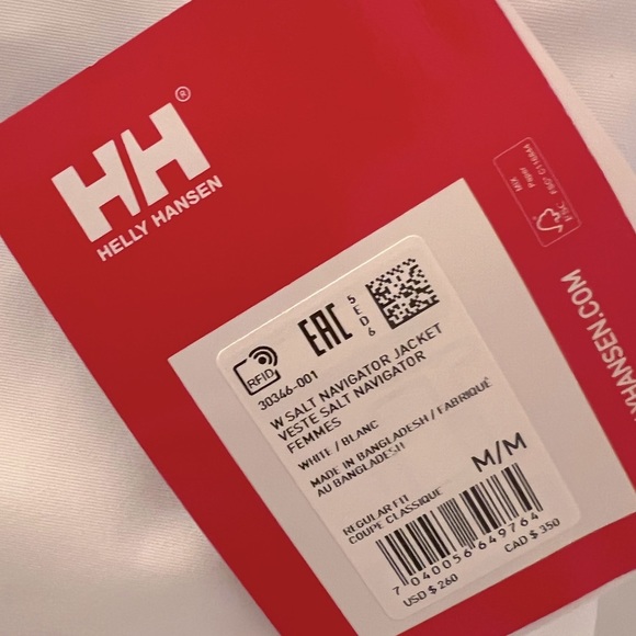 Helly Hanson Salt Navigator Jacket - White - M - Picture 4 of 4